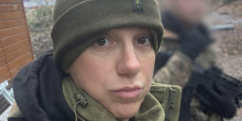 Sarah Ashton-Cirillo in the East of Ukraine (Photo: provided by Sarah Ashton-Cirillo)