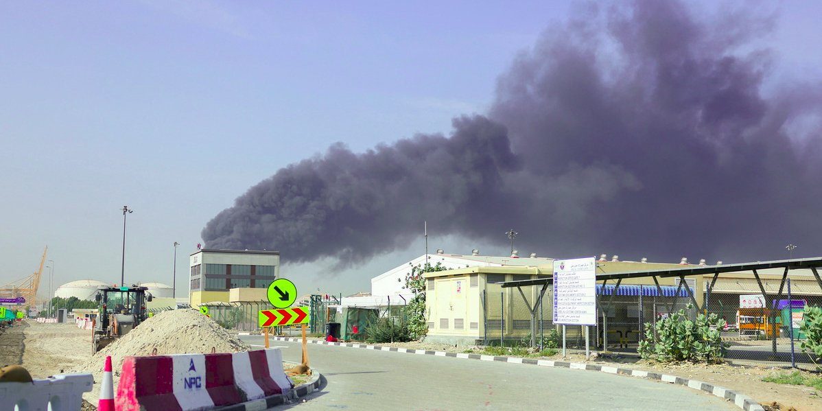 Dubai after an Iranian drone attack, March 1 (Photo: REUTERS/Raghed Waked)