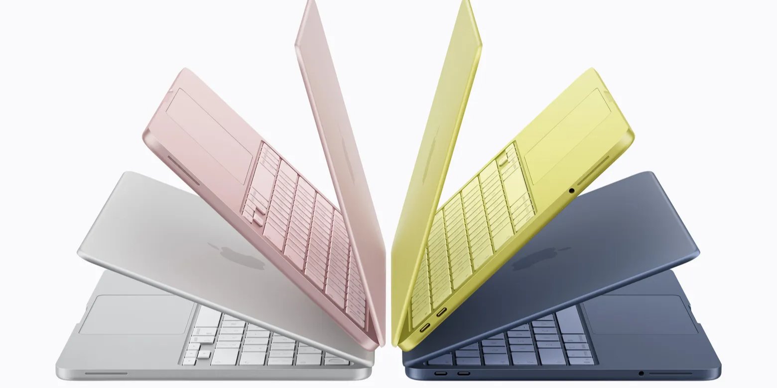 Компанія випустила бюджетний ноутбук у чотирьох кольорах (Фото: Apple)