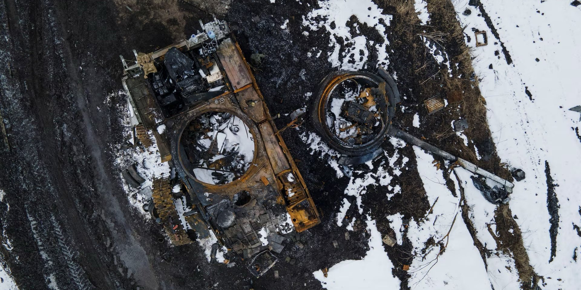 Destroyed Russian military equipment (Photo: Irina Rybakova/Press service of the Ukrainian Ground Forces/Handout via REUTERS)