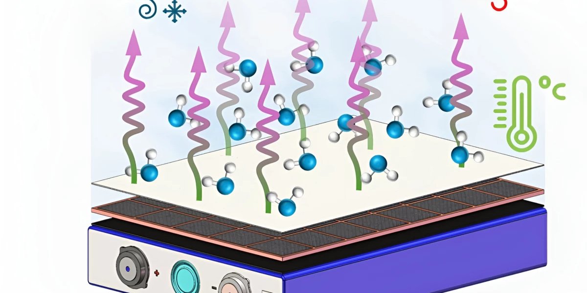 Схема аккумулятора, оснащенного мембраной, в фазе охлаждения (Фото: Д-р Sui Zengguang, Городской университет Гонконга)