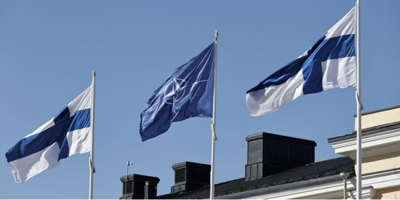 Finnish and NATO flags (Photo: Lehtikuva/Antti Hamalainen via REUTERS)