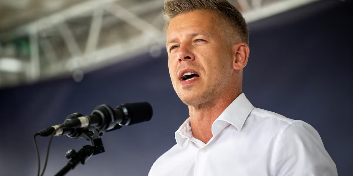 Leader of the opposition party Tisza Péter Magyar (Photo: REUTERS/Marton Monus)