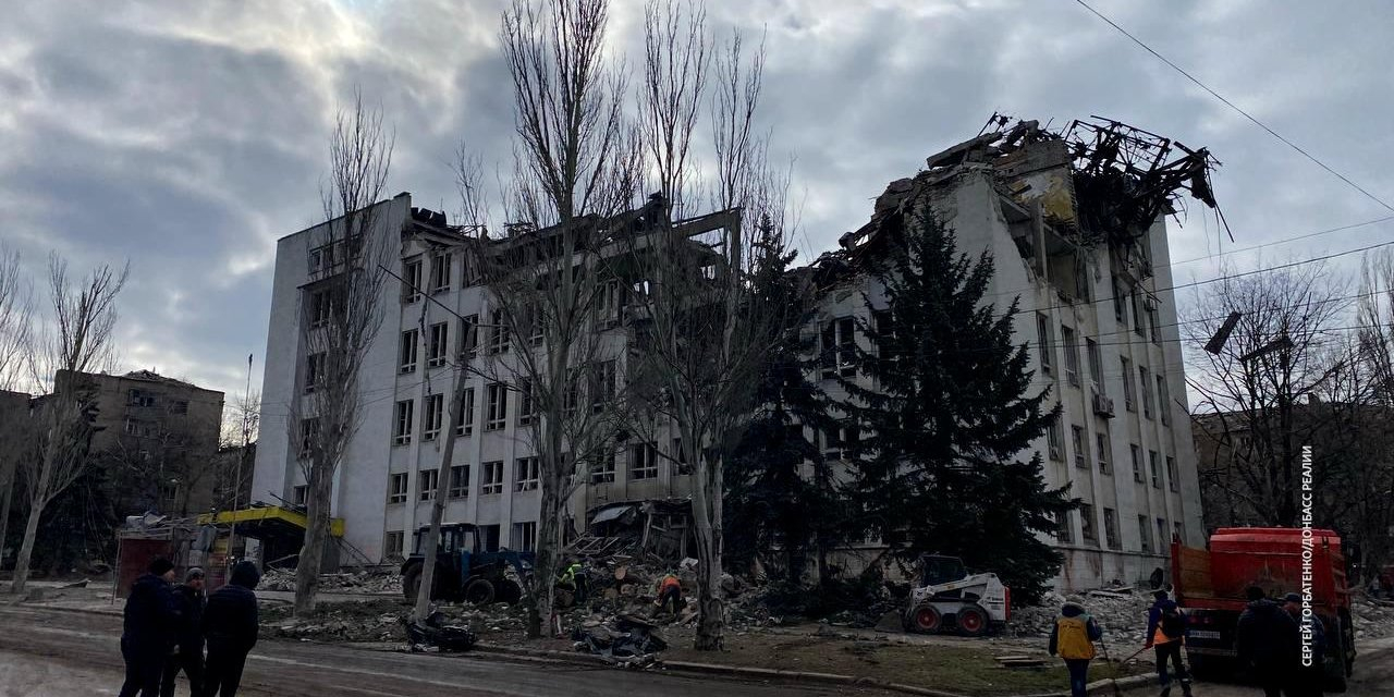 Aftermath of a Russian airstrike on Kramatorsk, March 7, 2026 (Photo: Donbas Realii)