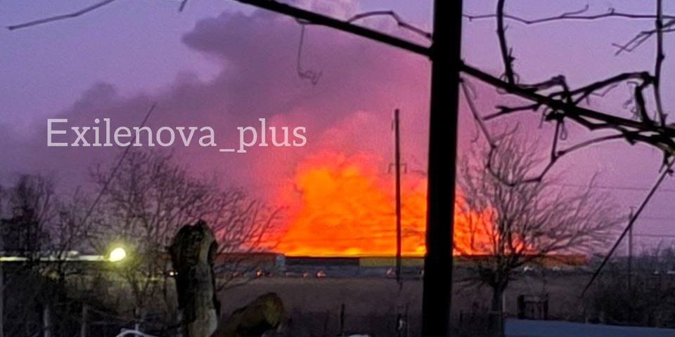Kuban after a drone attack on March 8 (Photo: Telegram-канал Exilenova+)