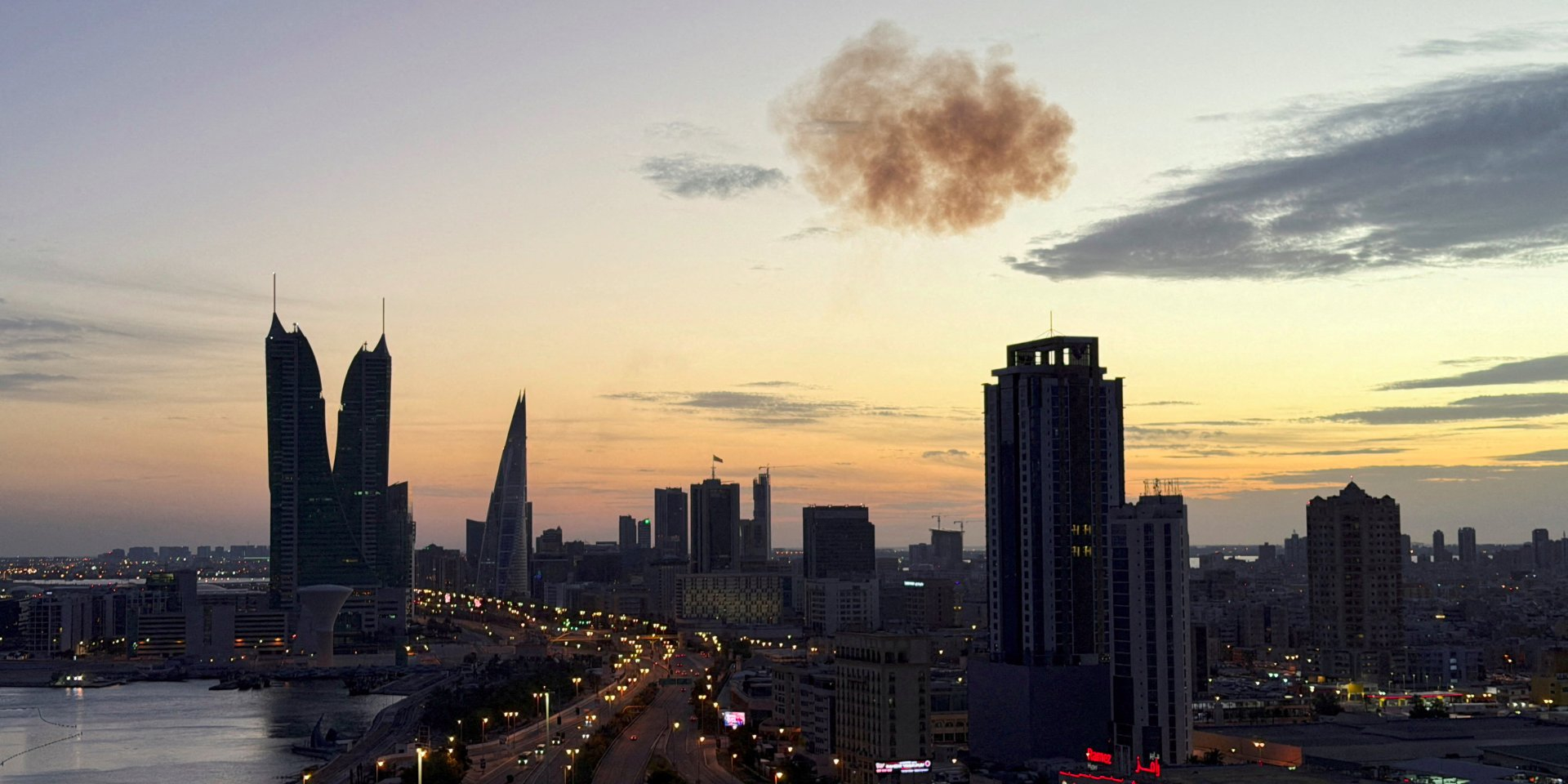 Bahrain after Iranian drone attack, March 6 (Photo: REUTERS)