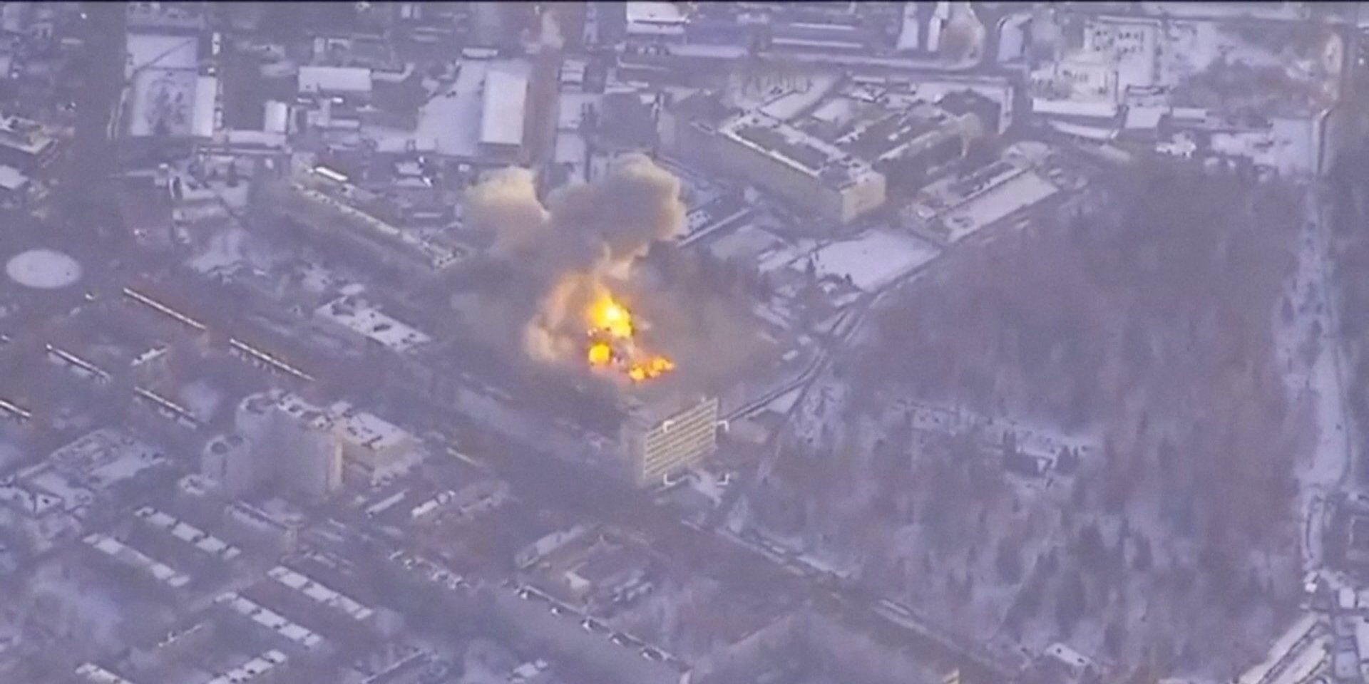 Explosions at the Kremniy El plant in Bryansk after Ukrainian Storm Shadow missile strike (Photo: General Staff of Ukraine Armed Forces/Handout via REUTERS)
