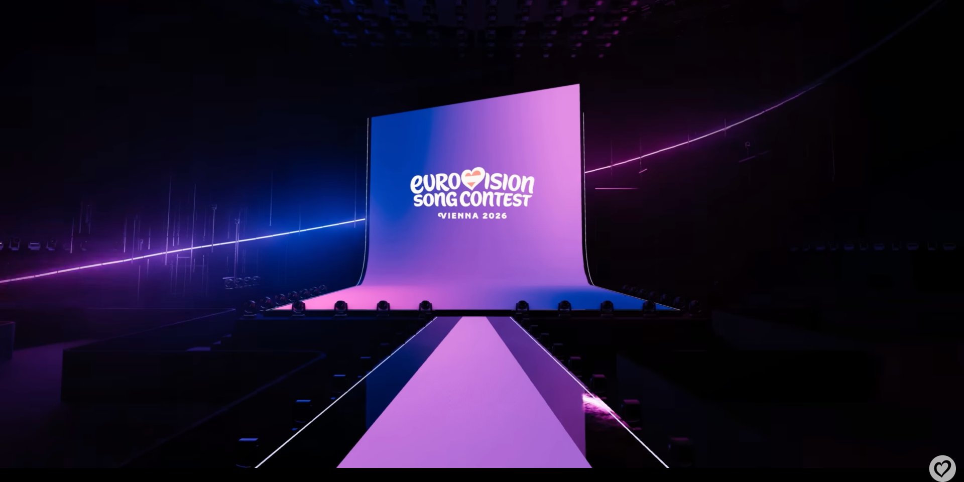Сцена песенного конкурса Евровидение 2026 в Вене (Фото: Скриншот/Eurovision Song Contest/YouTube)