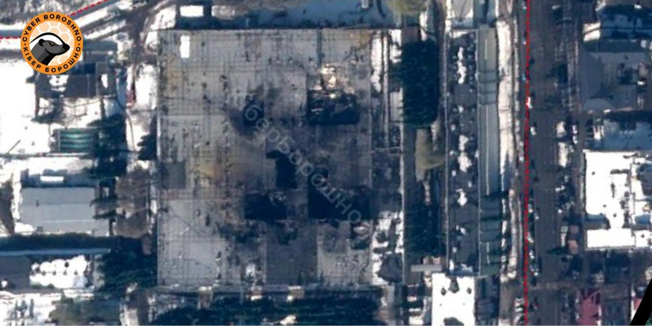 Satellite images confirm heavy damage to the Kremniy El plant after Storm Shadow strikes (Photo: CyberBoroshno)