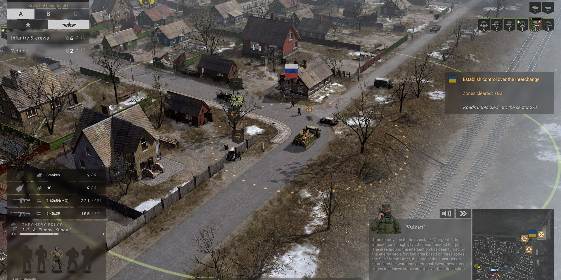 Игра моделирует события первых дней вторжения России в Украину (Фото: Steam/Cats Who Play)