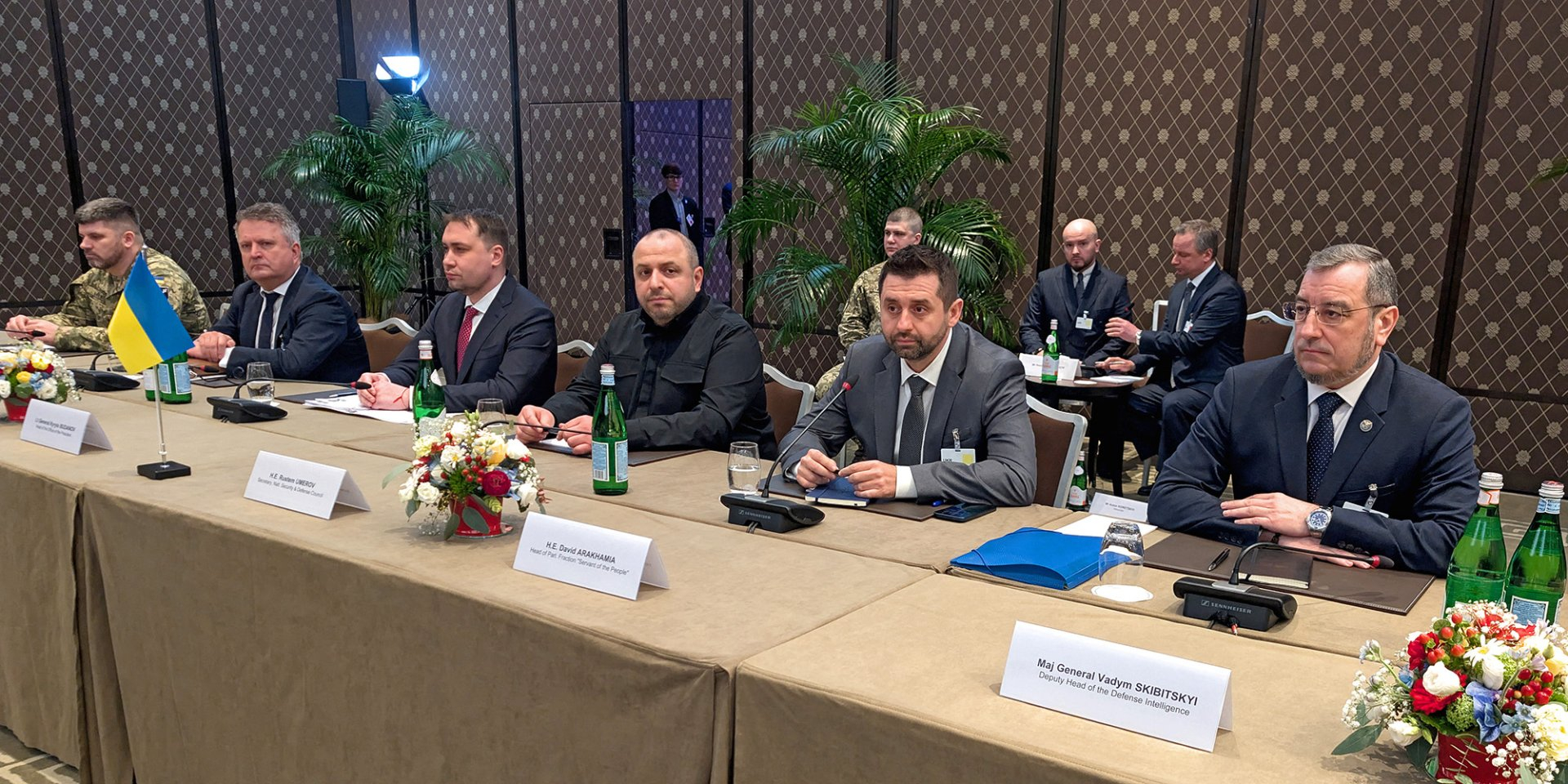 Ukrainian delegation during the third round of trilateral talks in Geneva, Switzerland, on Feb. 17, 2026 (Photo: SDCU via REUTERS)