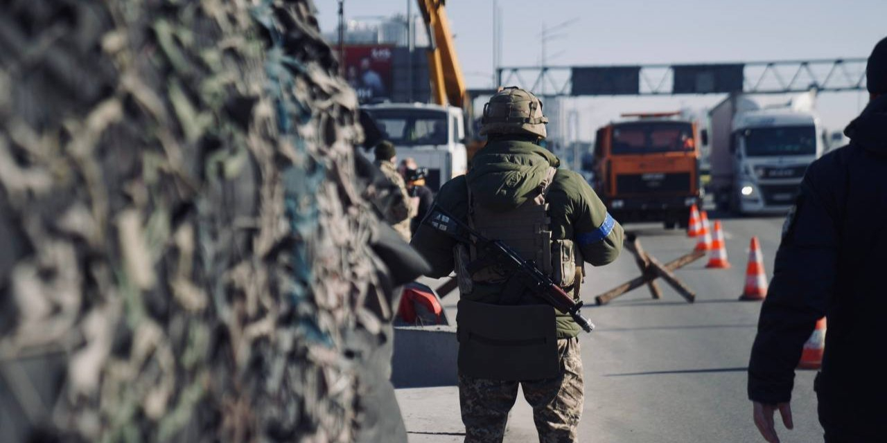In Chernihiv Oblast, an enemy drone exploded near a checkpoint (Photo: KCMA / Telegram)