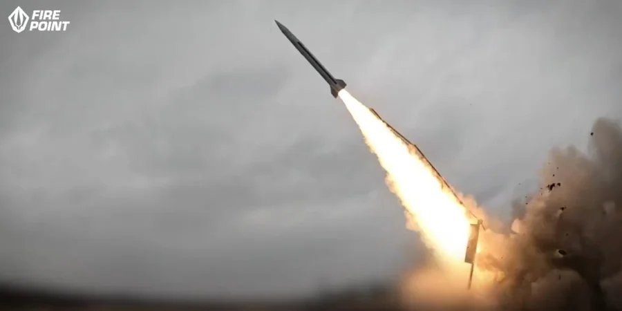 Launch of the FP-7 missile in February 2026. (Photo: Denys Shtilerman / X)