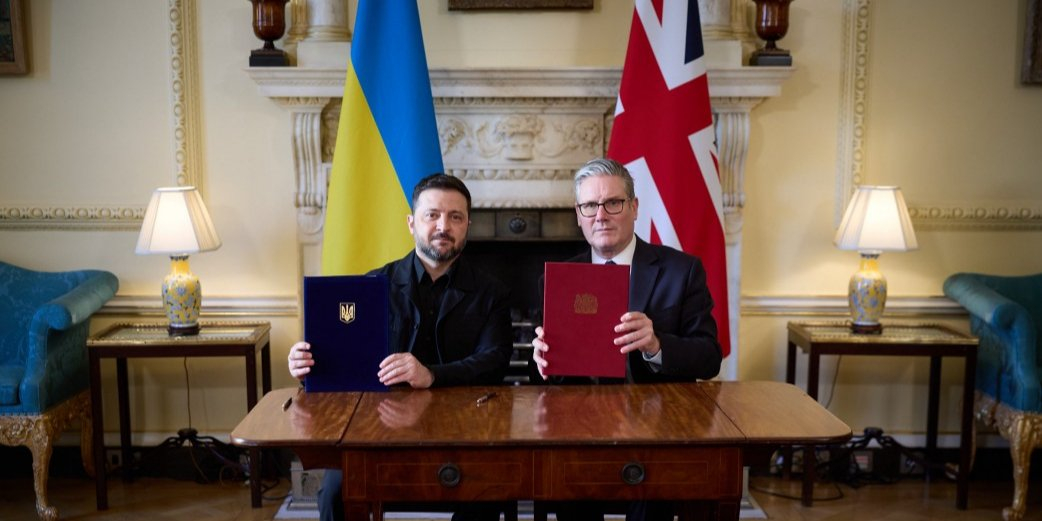 Volodymyr Zelenskyy and Keir Starmer (Photo: President's Office)