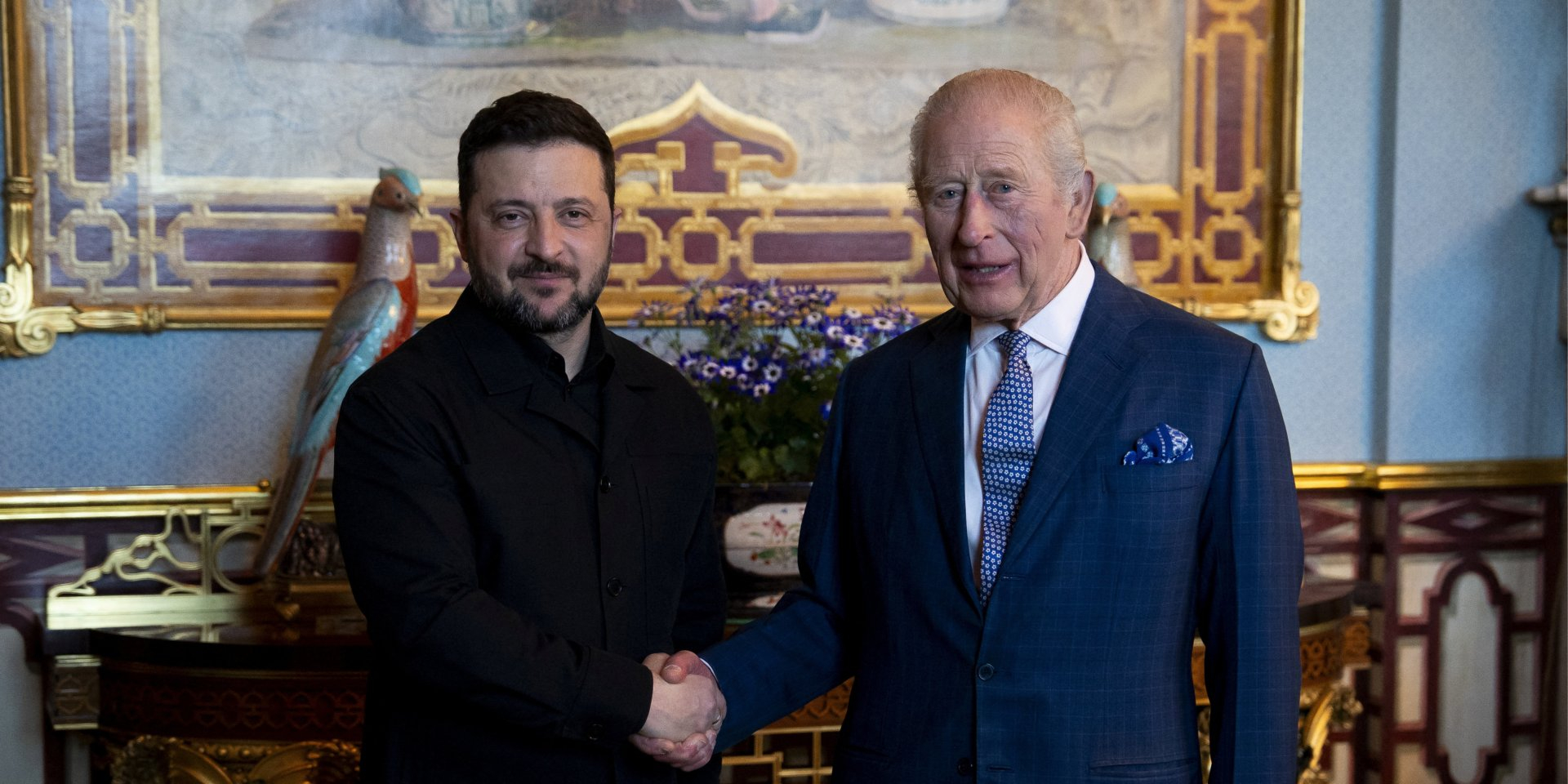 Volodymyr Zelenskyy and Charles III (Photo: Aaron Chown/Pool via REUTERS)