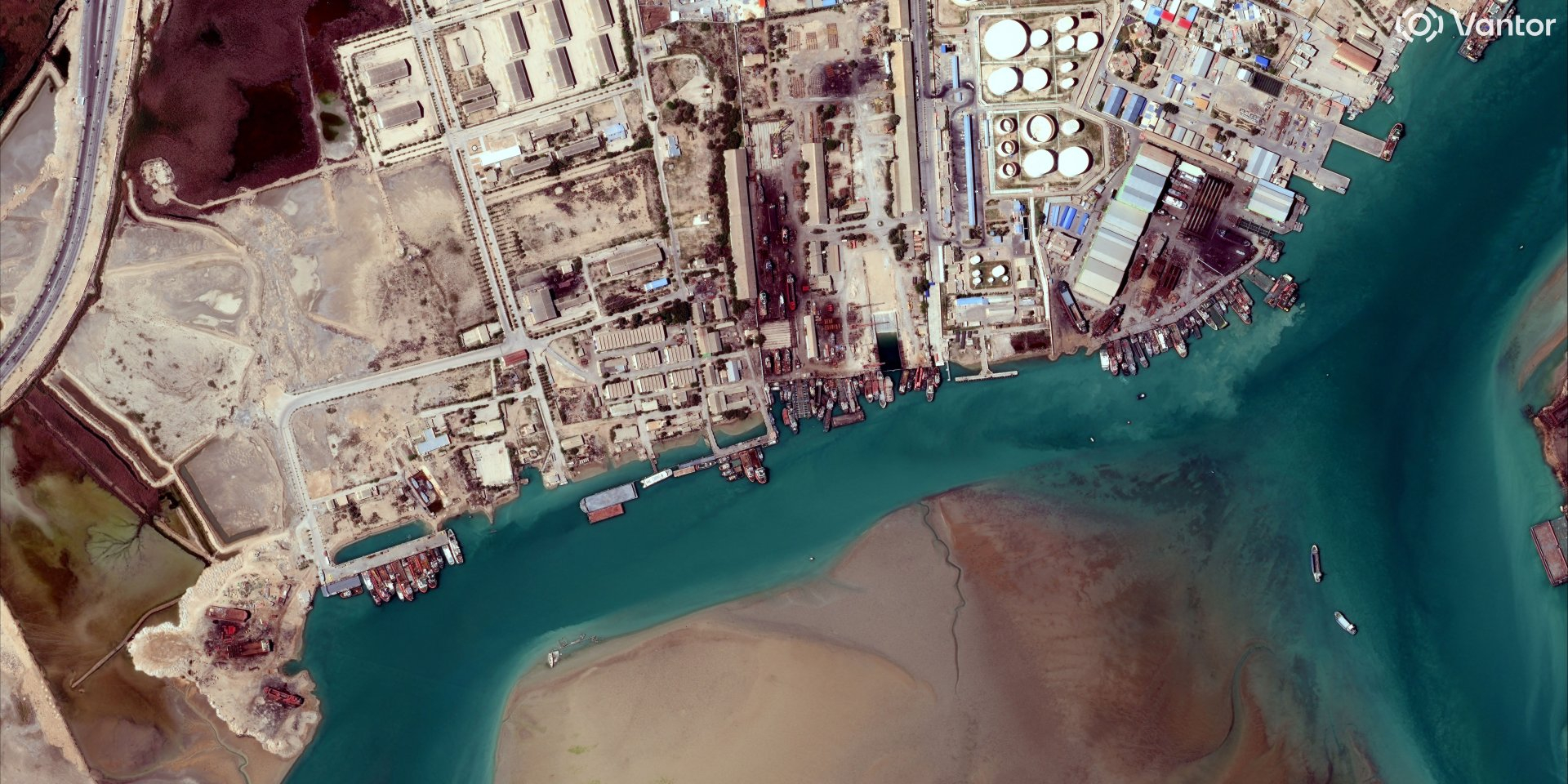 Satellite image of Bushehr nuclear plant in Iran, Feb. 27, 2026 (Photo: Vantor/Handout via REUTERS)