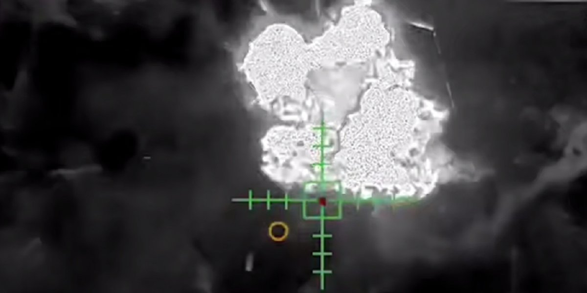 One of Russian BM-21 Grad elimination near Pokrovsk (Photo: Video screenshot / National Guard Lasar’s Group/ Telegram)