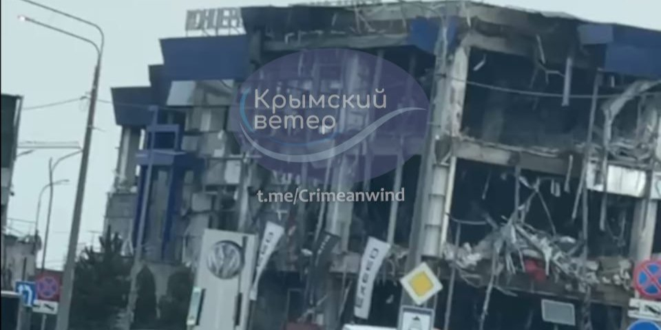 The aftermath of the attack on the Granit enterprise, which repairs Russian air defense systems, in Crimea, March 19, 2026 (Photo: Crimean Wind)