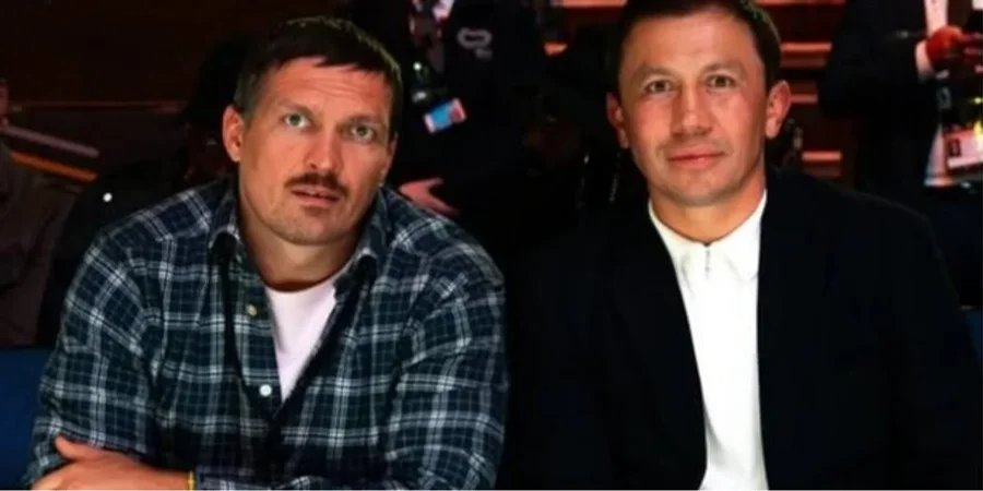 Олександр Усик і Геннадій Головкін (Фото: sports.kz)