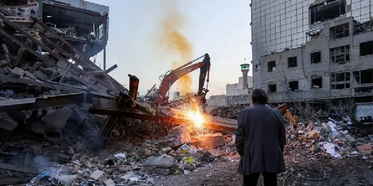 Aftermath of Israeli and U.S. strikes on a police station in Tehran, Iran, on March 2, 2026 (Photo: West Asia News Agency) via REUTERS)