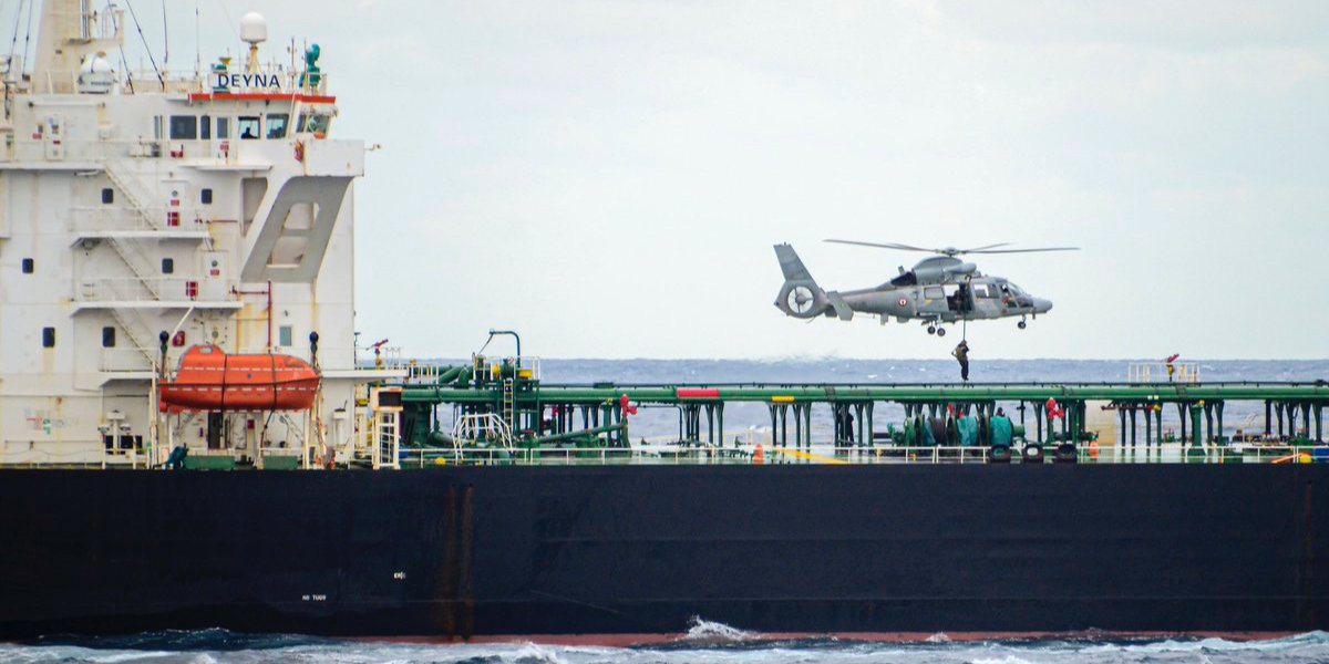 Another Russian shadow fleet tanker detained in the Mediterranean Sea (Photo: Emmanuel Macron / Х)