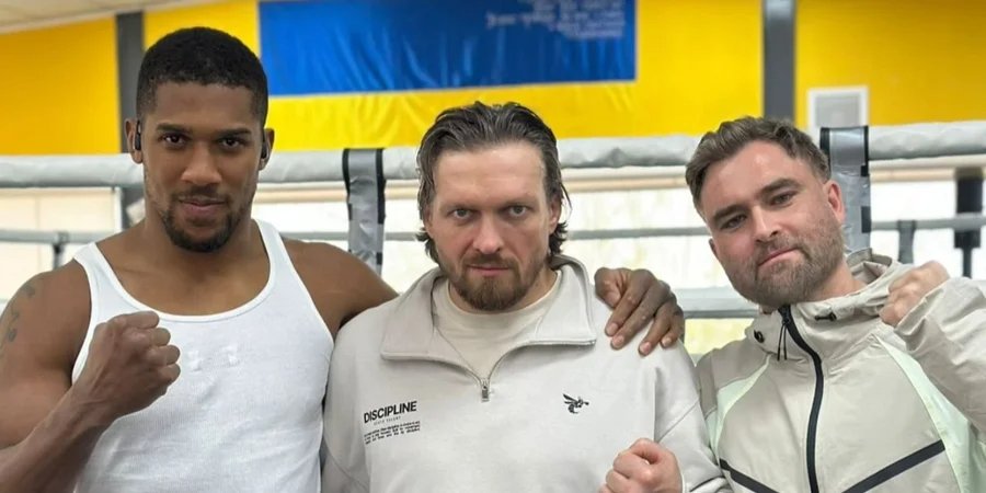Ентоні Джошуа потренувався з Олександром Усиком (Фото: instagram.com/anthonyjoshua)