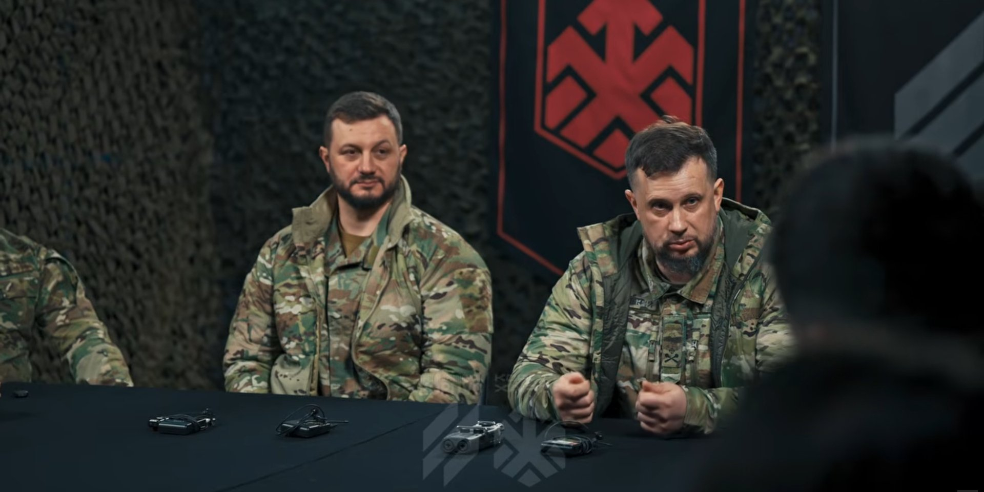 Ihor Obolenskyi and Andrii Biletskyi (Photo: Third Army Corps via YouTube)