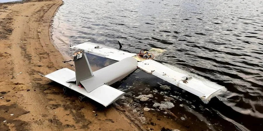Molniya drone downed near Zaporizhzhya in March 2025 (Photo: Valerii Kemenov / Facebook)