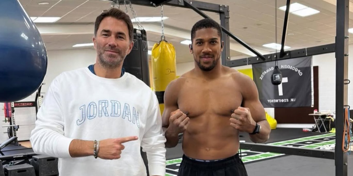 Едді Гірн та Ентоні Джошуа (Фото: facebook.com/EddieHearn)
