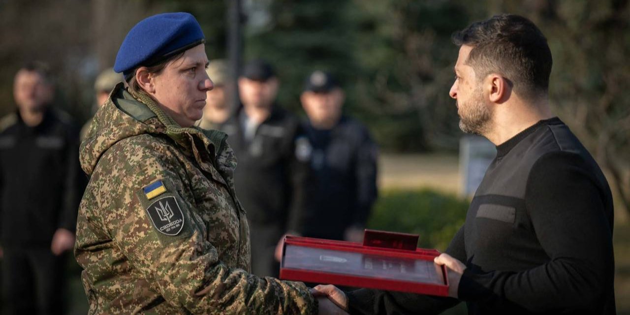 Военнослужащая НГУ Александра Давыденко (Фото: Игорь Клименко / Telegram)