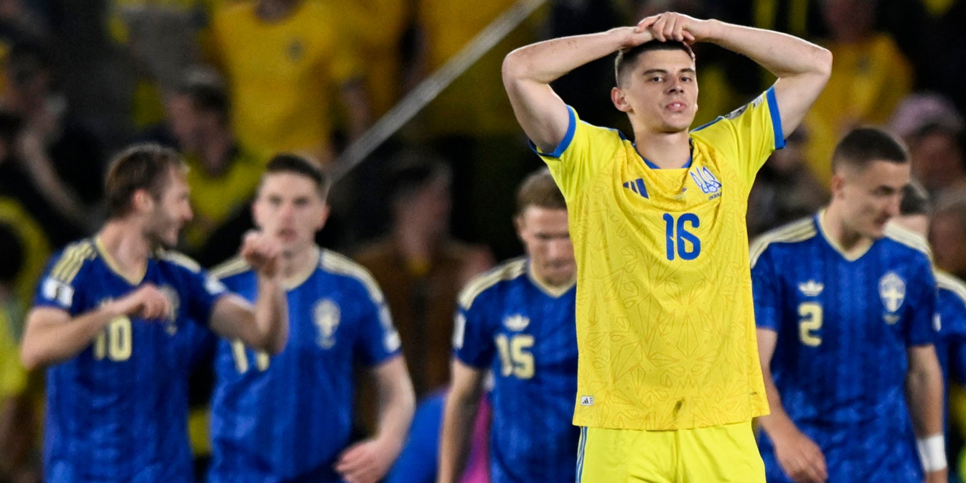 Сборная Украины не вышла на ЧМ-2026 по футболу — проиграла стыковой матч Швеции