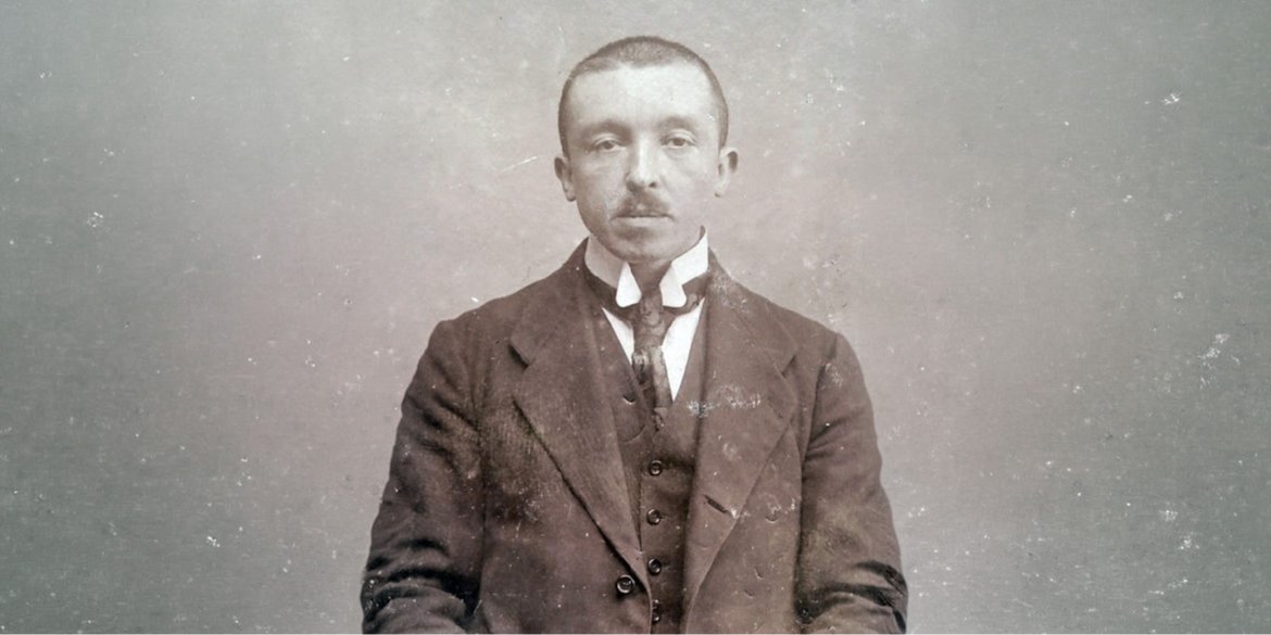 Степан Рудницький перед від'їздом із Праги в Харків, 1926 рік (Фото: Державний архів Тернопільської області)