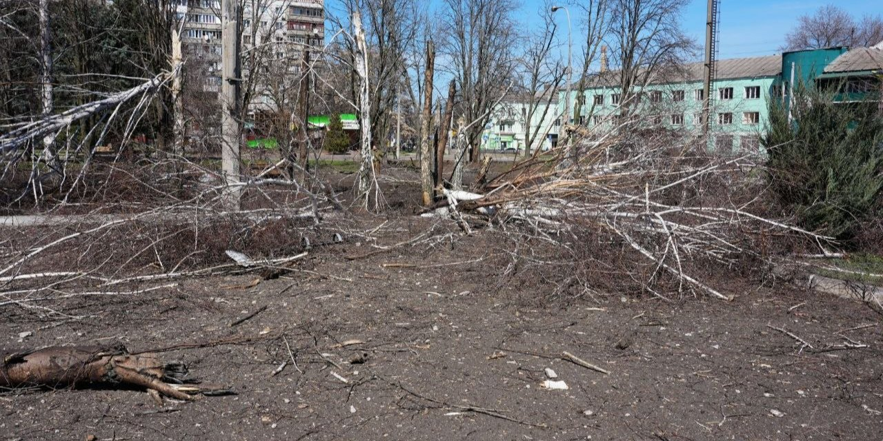 Aftermath of the Russian attack on Kramatorsk on March 29 (Photo: Vadym Filashkin / Telegram)