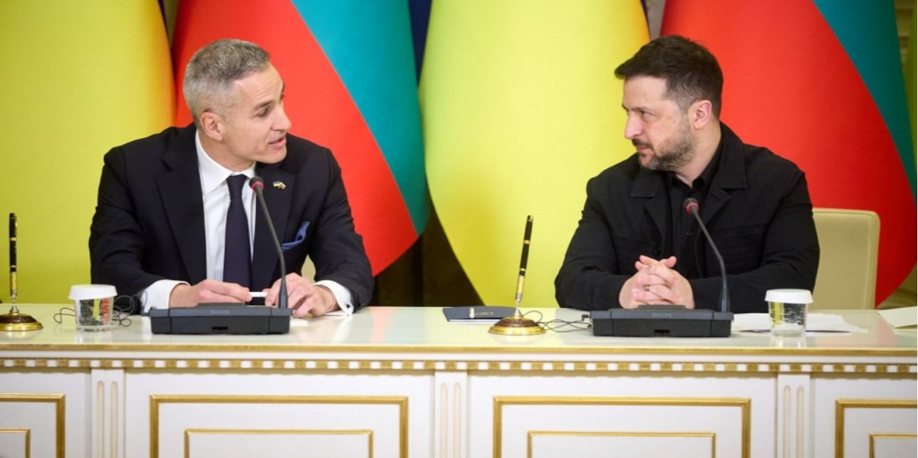 President of Ukraine Volodymyr Zelenskyy and Bulgaria’s interim Prime Minister Andrey Gyurov (Photo: Office of the President of Ukraine)
