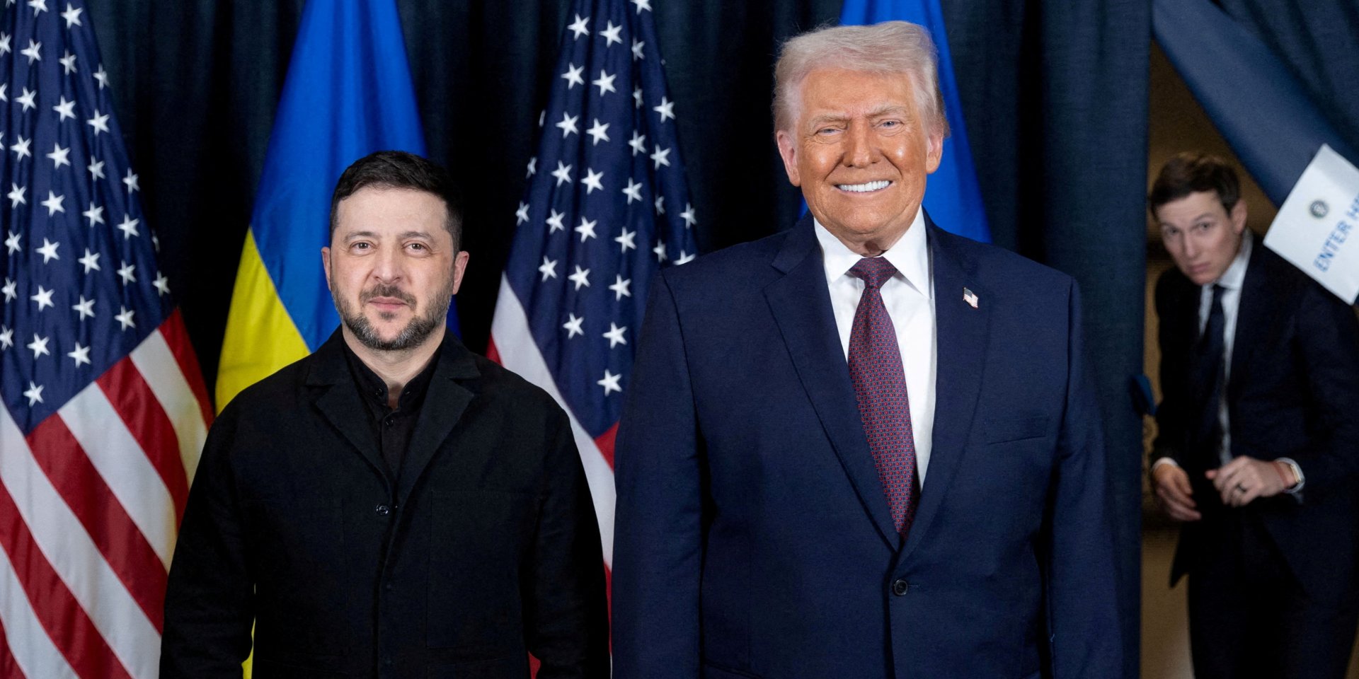 Зустріч Зеленського і Трампа (Фото: Ukrainian Presidential Press Service/Handout via REUTERS)