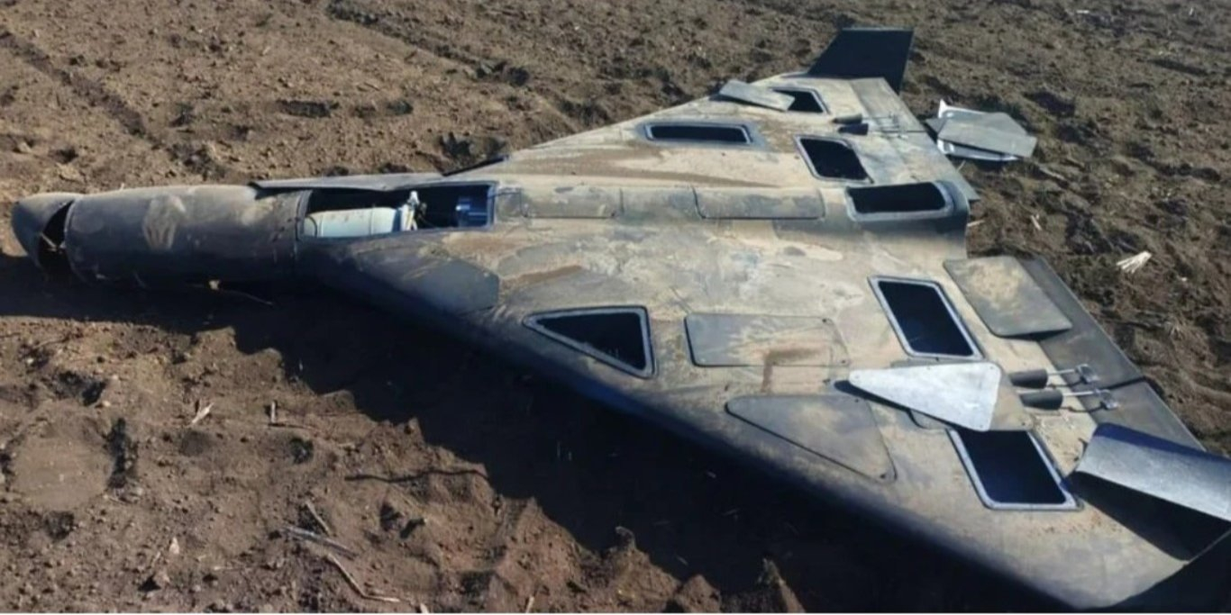 Downed Shahed drone (Photo: Ukrainian Air Force)