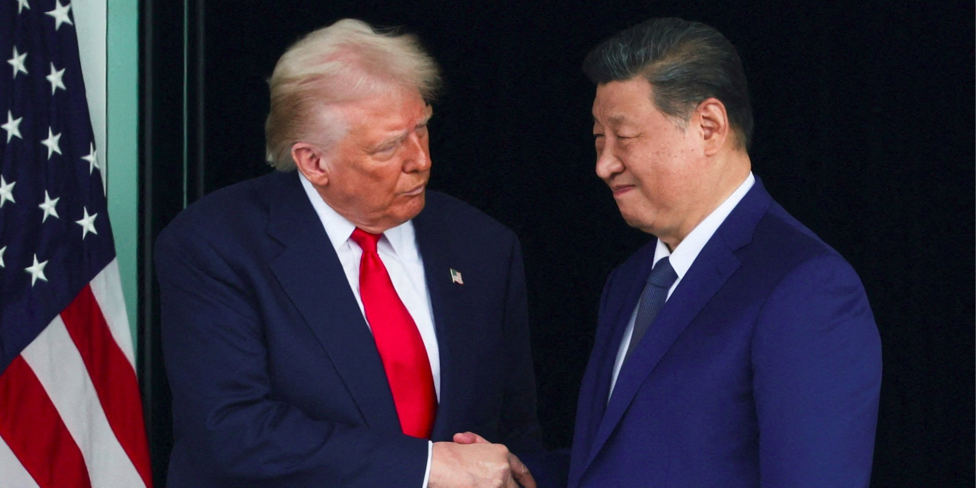 U.S. President Donald Trump and Chinese leader Xi Jinping during a meeting in the South Korean city of Busan on Oct. 30, 2025 (Photo: REUTERS/Evelyn Hockstein)