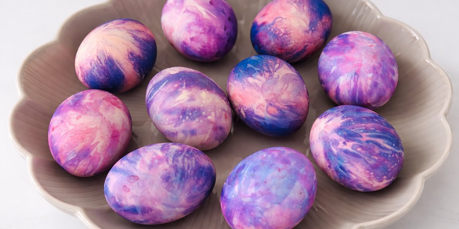 То, что нужно. Простой лайфхак невероятно красивых пасхальных яиц к Пасхе