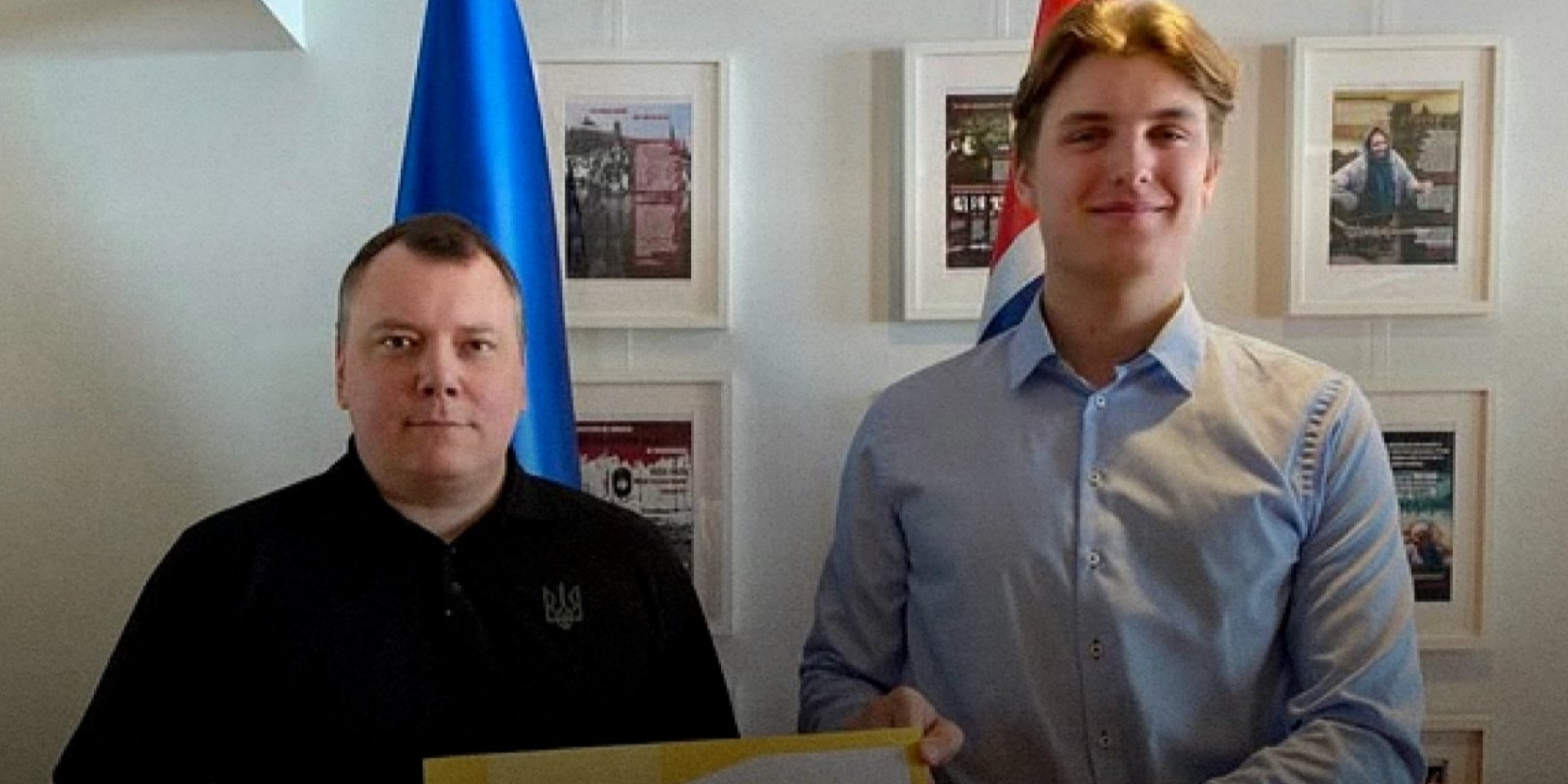 Переможець Національної математичної олімпіади Норвегії Скомантас Урбонас (Фото: МЗС України / X)