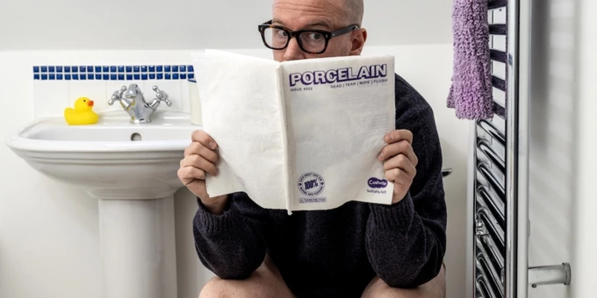 В Британии выпустили журнал для туалета, который можно читать и смывать в унитаз
