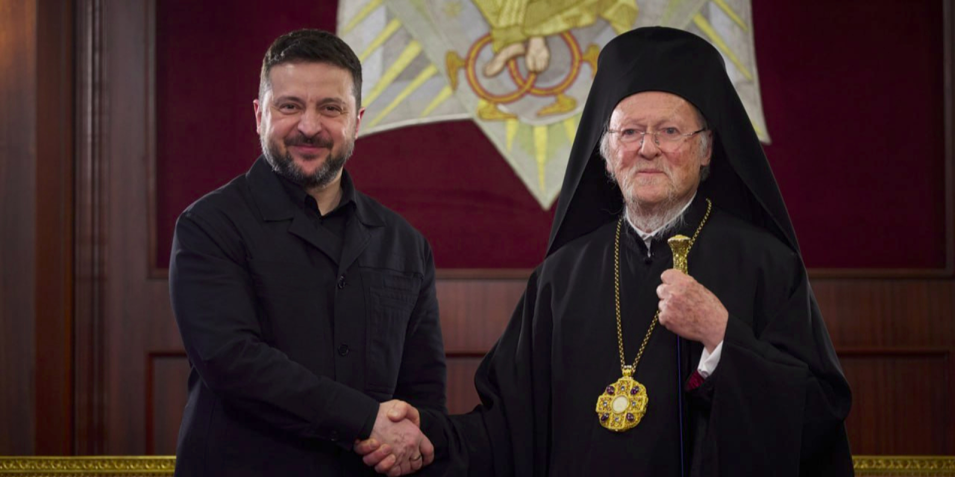 Зеленский встретился в Стамбуле с патриархом Варфоломеем и пригласил его в Украину