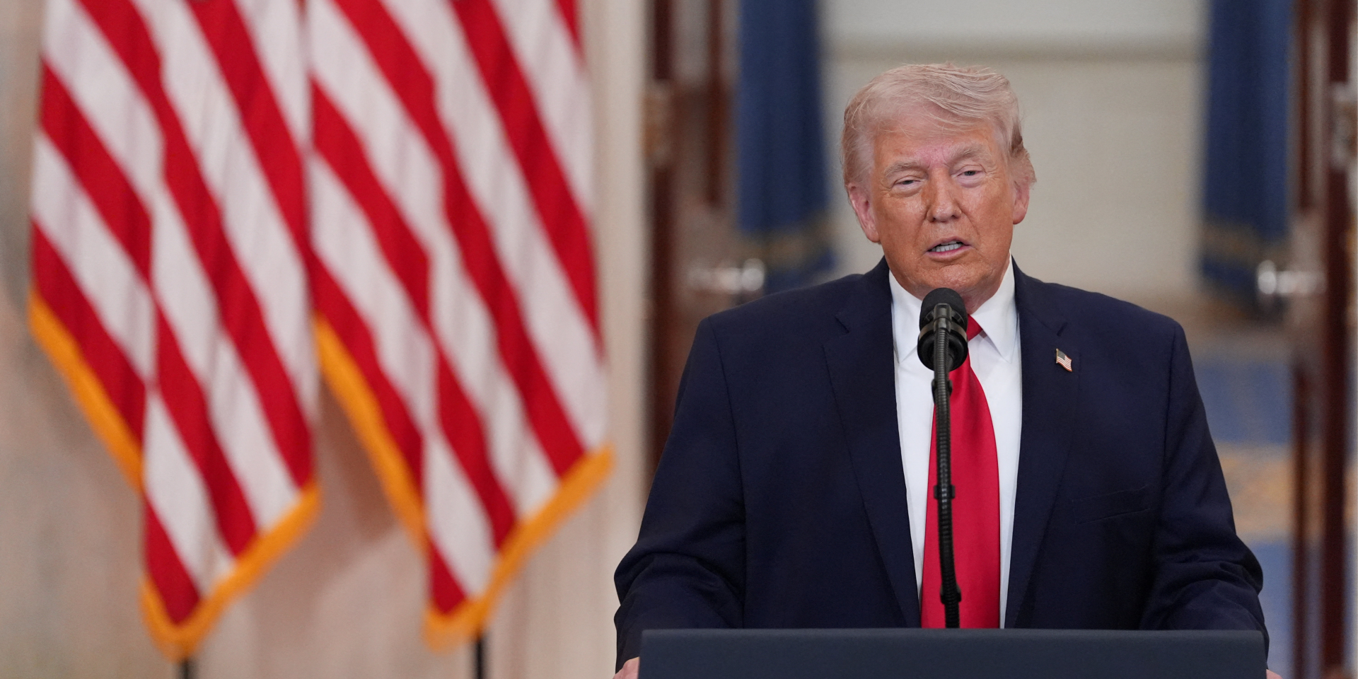 U.S. President Donald Trump called on Iran to open the Strait of Hormuz, using profanity. (Photo: Alex Brandon/Pool via REUTERS)