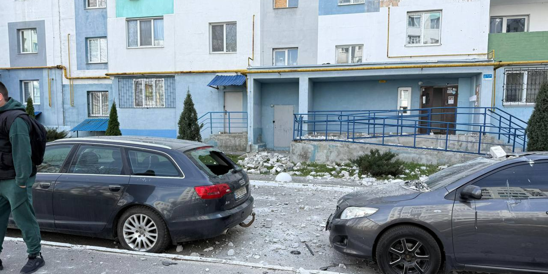 Kharkiv was attacked by Russian Shahed drones on April 6, 2026 (Photo: Ihor Terekhov / Telegram)