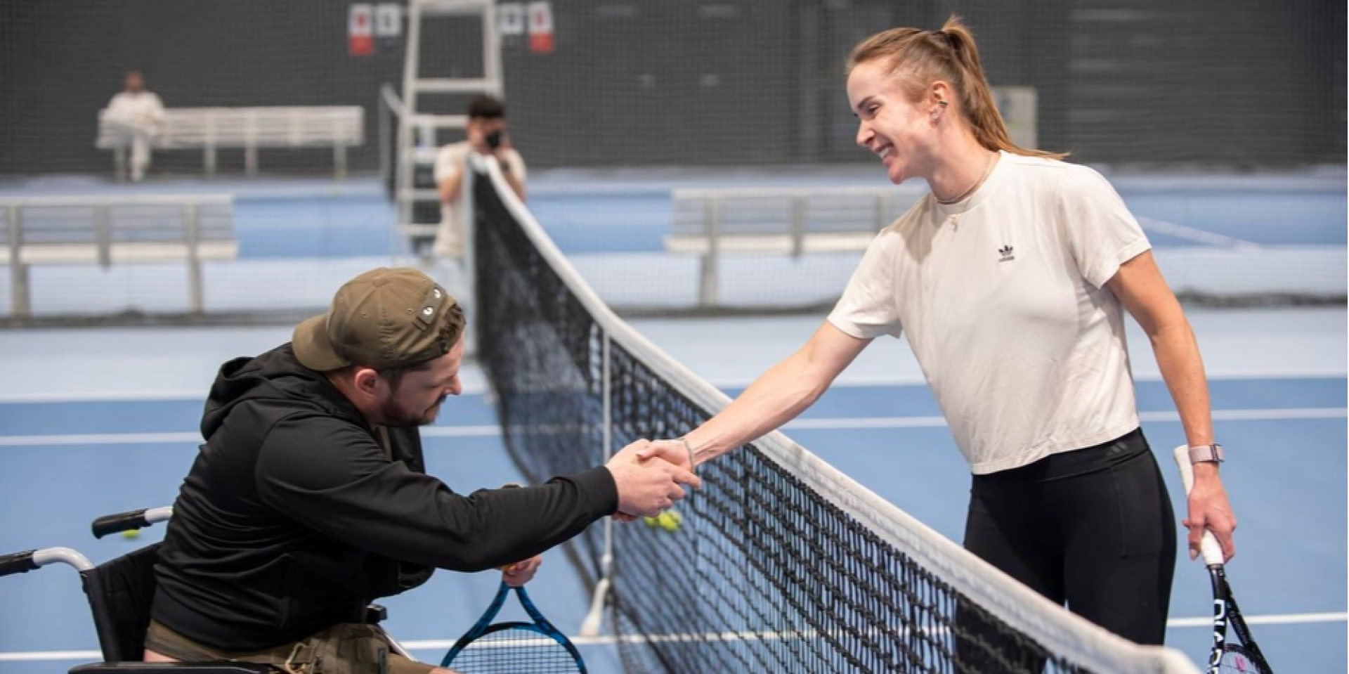 Элина Свитолина во Львове (Фото: Теннисный клуб UNI FORCE TENNIS CLUB/Instagram)