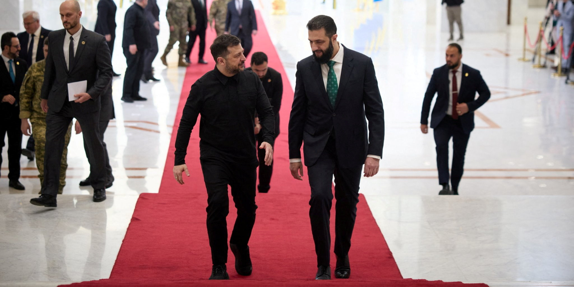 «Сотрудничество в сфере безопасности — один из факторов». Мацарский — о договоренностях Зеленского с Аш-Шараа в Сирии и украинской военной базе в Ливии