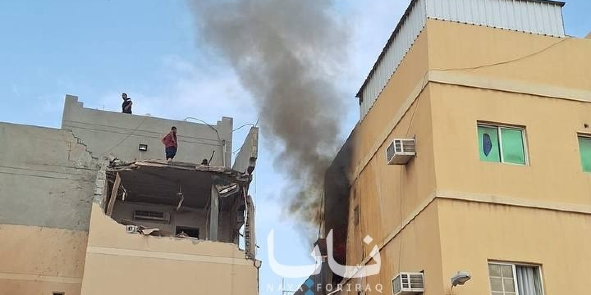 The aftermath of the Iranian attack in Bahrain, April 8, 2026 (Photo: Observer 360/X)