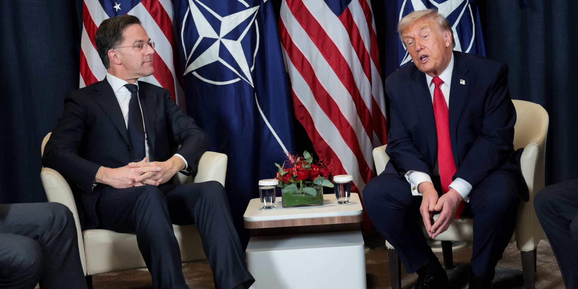 Mark Rutte and Donald Trump (Photo: REUTERS/Jonathan Ernst)