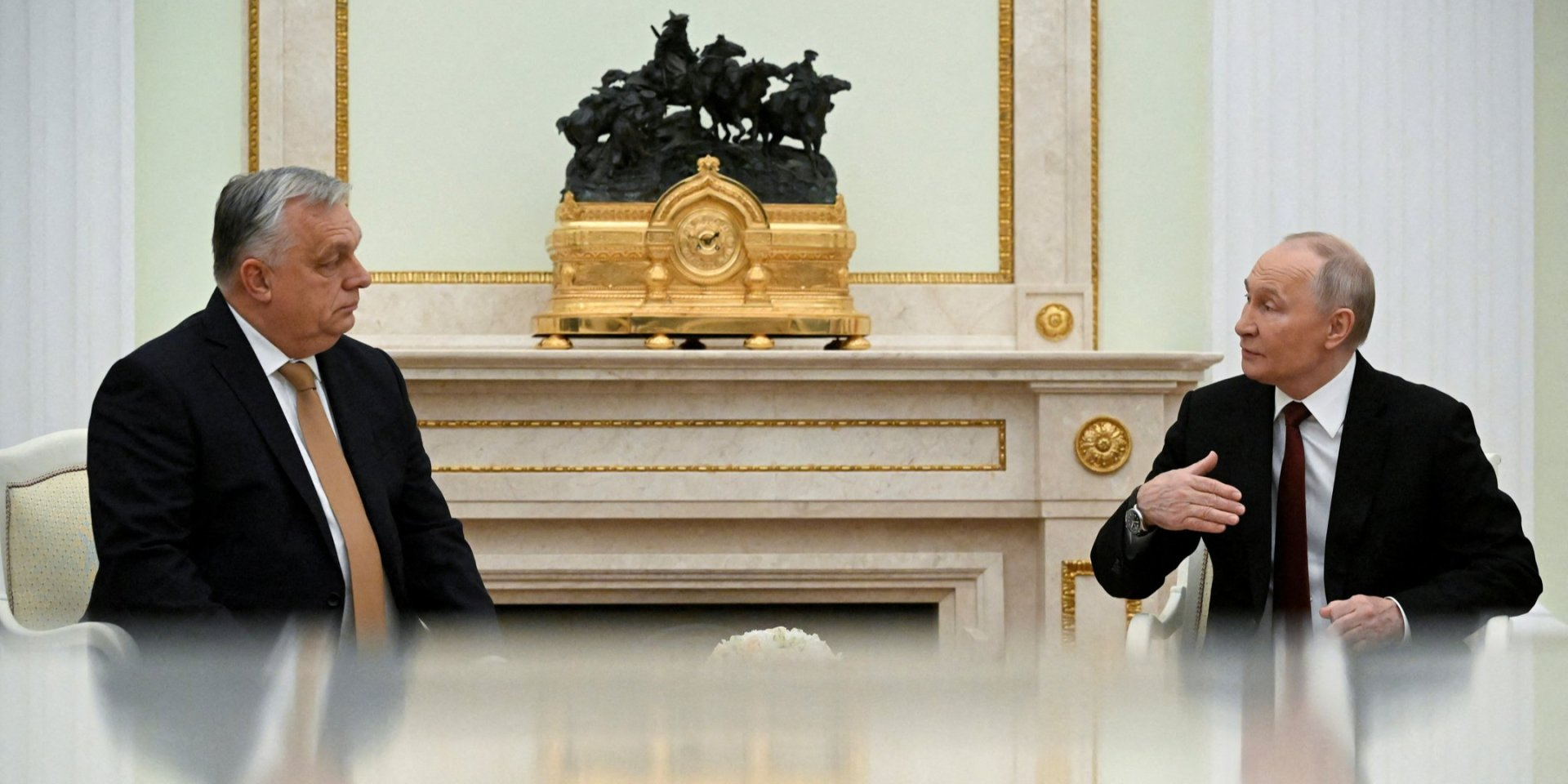 Viktor Orban and Vladimir Putin (Photo: REUTERS/Alexander Nemenov)