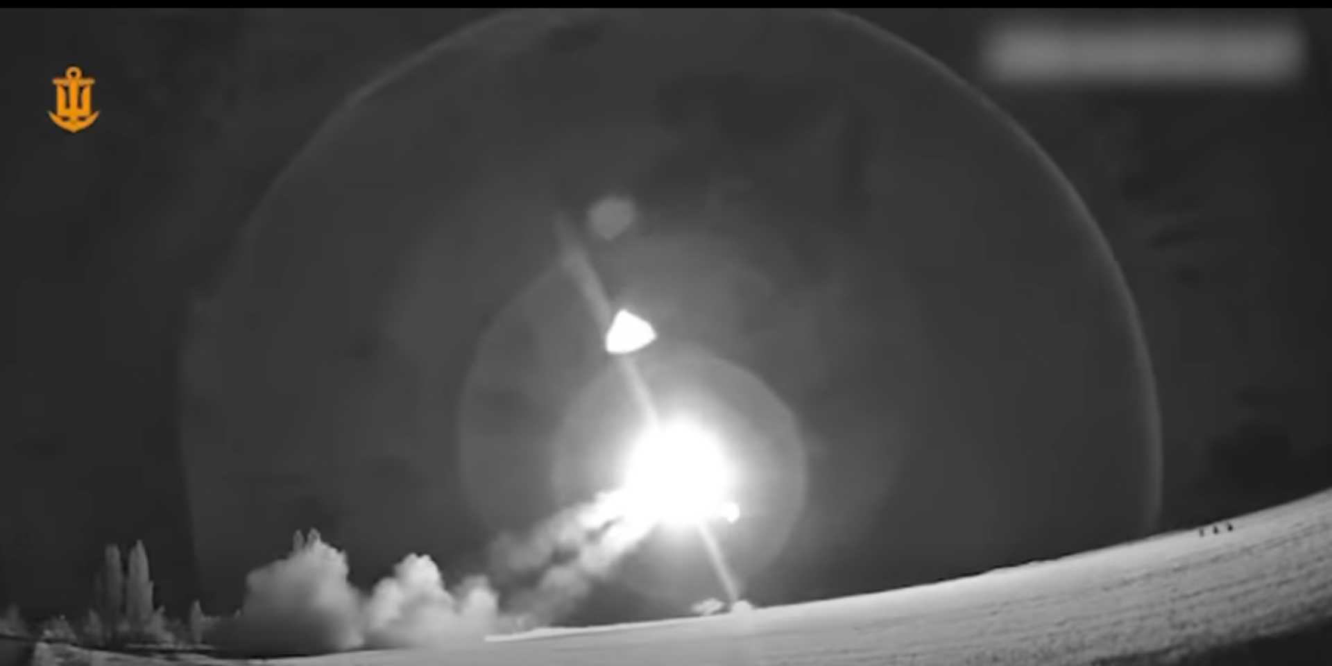 Missile launch targeting Russian assets in the Black Sea (Photo: Ukrainian Navy / video screenshot)