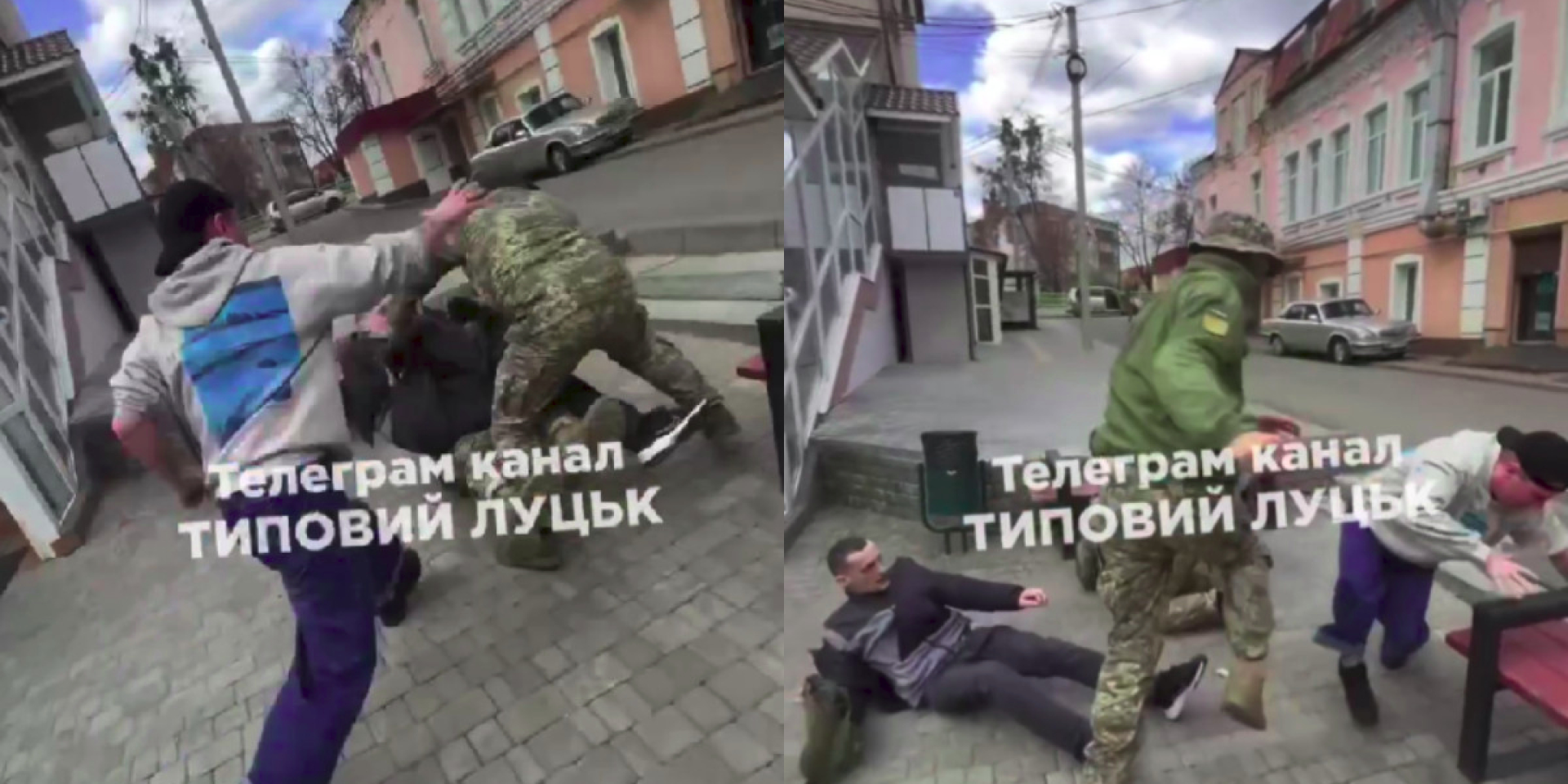 В Луцке «малолетние лица» напали на военных ТЦК, их разыскивают